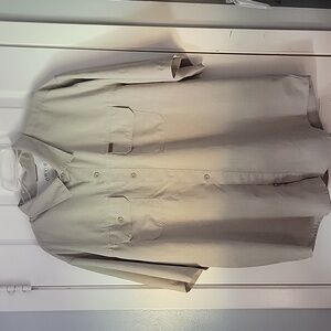 Orvis Classic Collection Light Gray Sortsleeve Shirt XXL